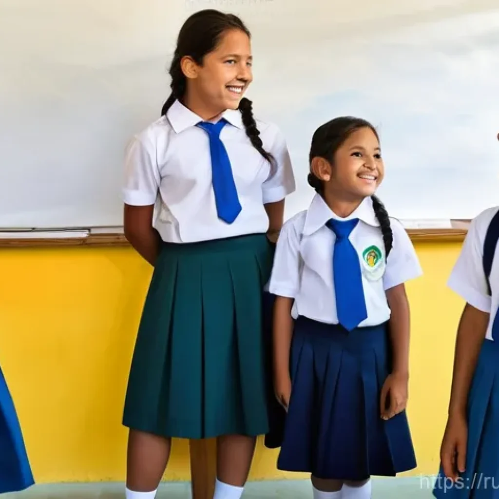 라파엘 코레아 정부의 개혁 정책 - **Education and Joyful Learning in a Modern Ecuadorian School**
    A vibrant, realistic photograph ...
