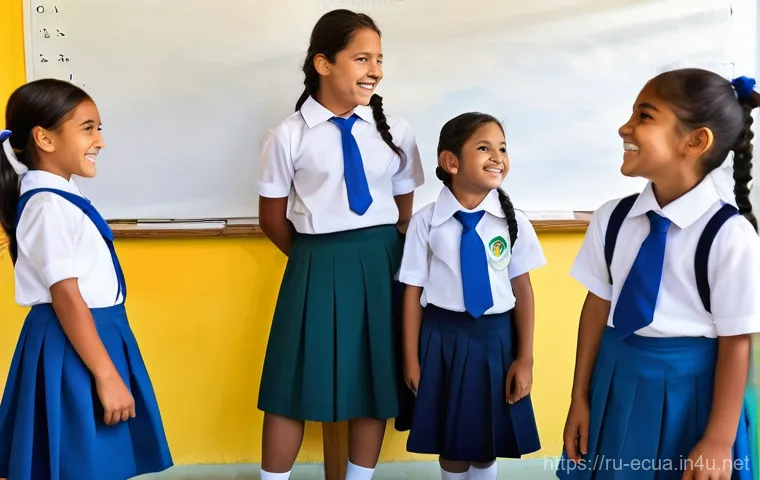 라파엘 코레아 정부의 개혁 정책 - **Education and Joyful Learning in a Modern Ecuadorian School**
A vibrant, realistic photograph ...