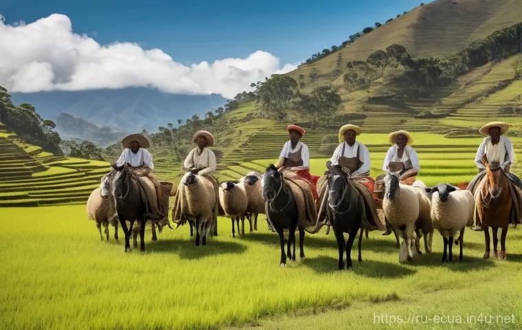 스페인 식민지 시절의 에콰도르 - **Prompt:** An epic panoramic view depicting the founding of San Francisco de Quito in 스페인 식민지 시절의 에콰도르 - **Prompt:** An epic panoramic view depicting the founding of San Francisco de Quito in